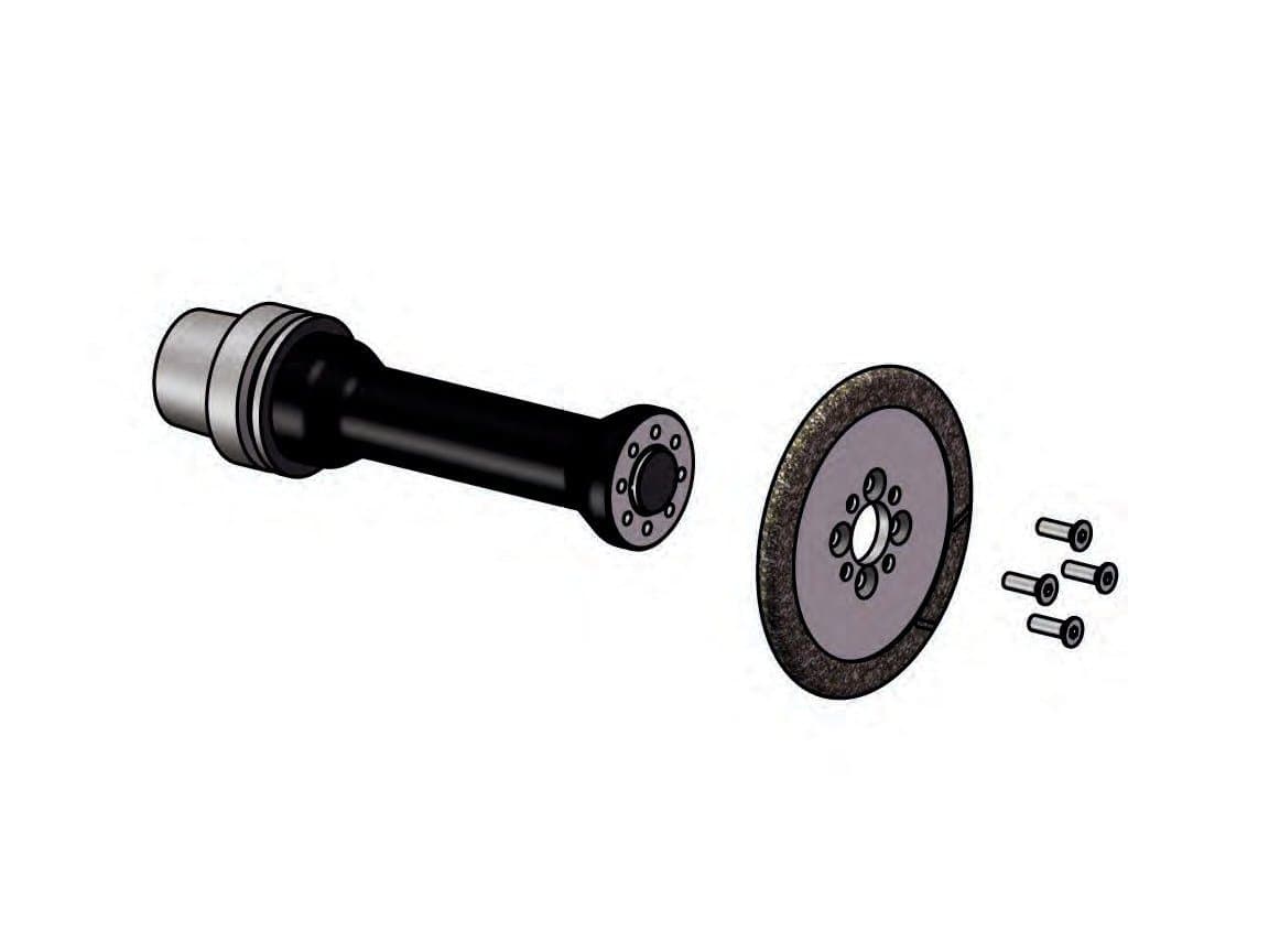 Diamond wheel and tool holder